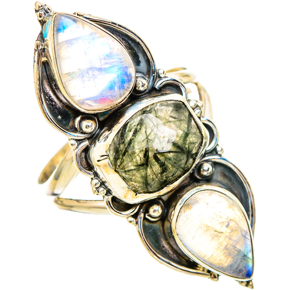 Tourmalinated Quartz Rings handcrafted by Anasilvercos - RING116155 - Photo 2