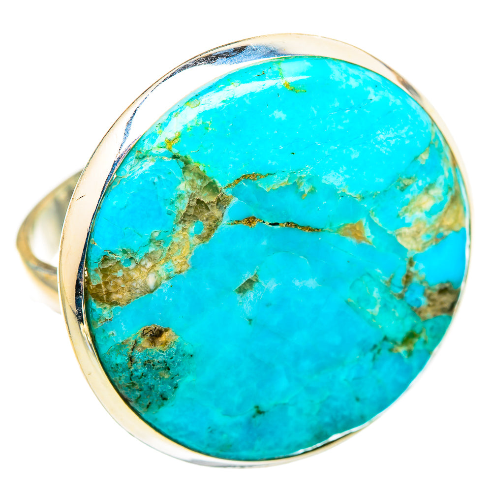 Peruvian Chrysocolla Rings handcrafted by Anasilvercos - RING116160 - Photo 2