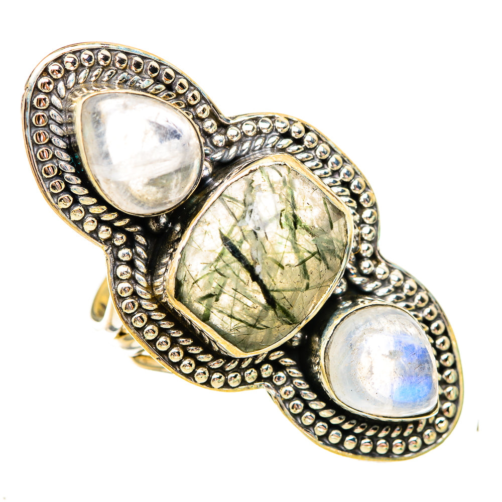 Tourmalinated Quartz Rings handcrafted by Anasilvercos - RING116178 - Photo 2