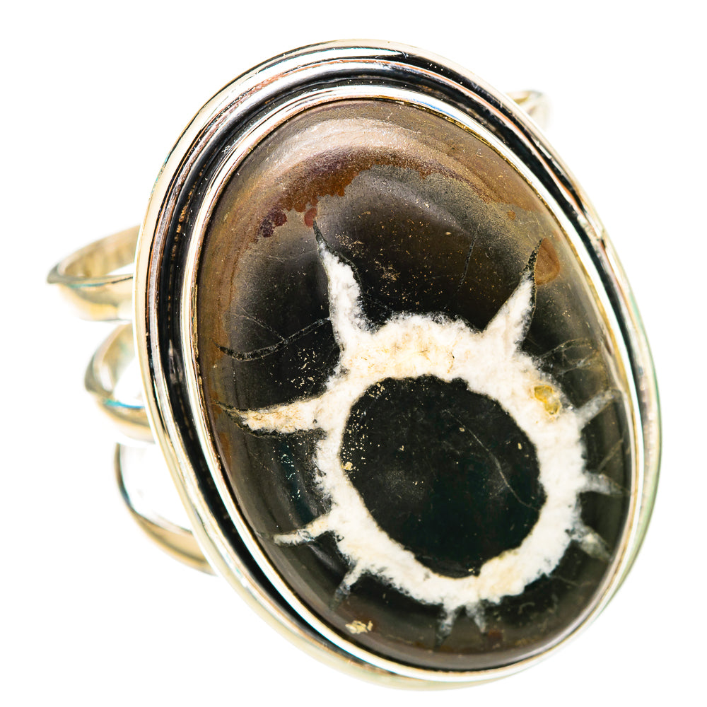 Septarian Geode Rings handcrafted by Anasilvercos - RING116179 - Photo 2
