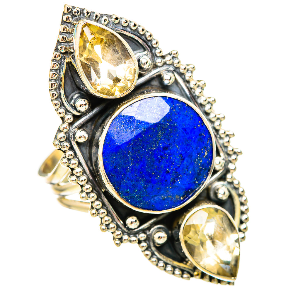 Lapis Lazuli Rings handcrafted by Anasilvercos - RING116188 - Photo 2