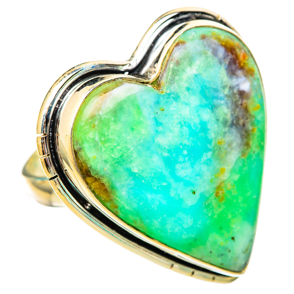 Peruvian Opal Rings handcrafted by Anasilvercos - RING116196 - Photo 2