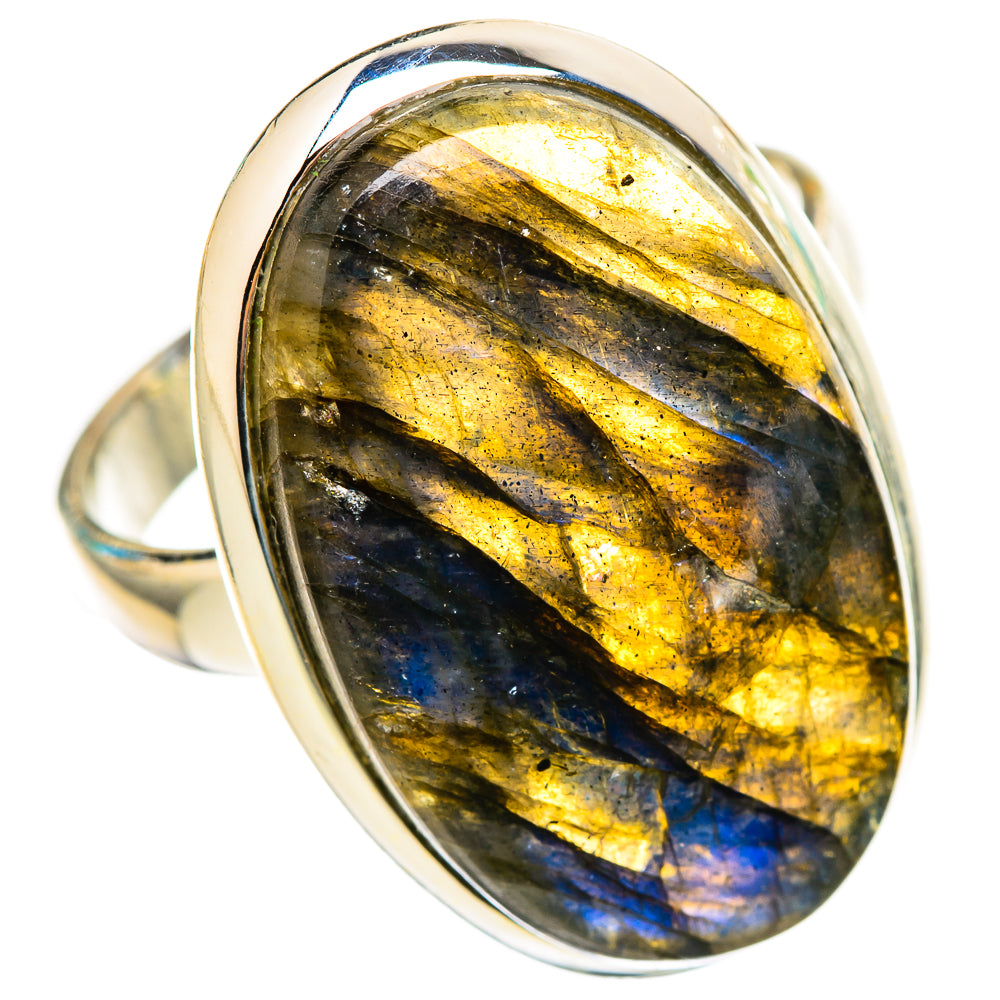 Labradorite Rings handcrafted by Anasilvercos - RING116207 - Photo 2