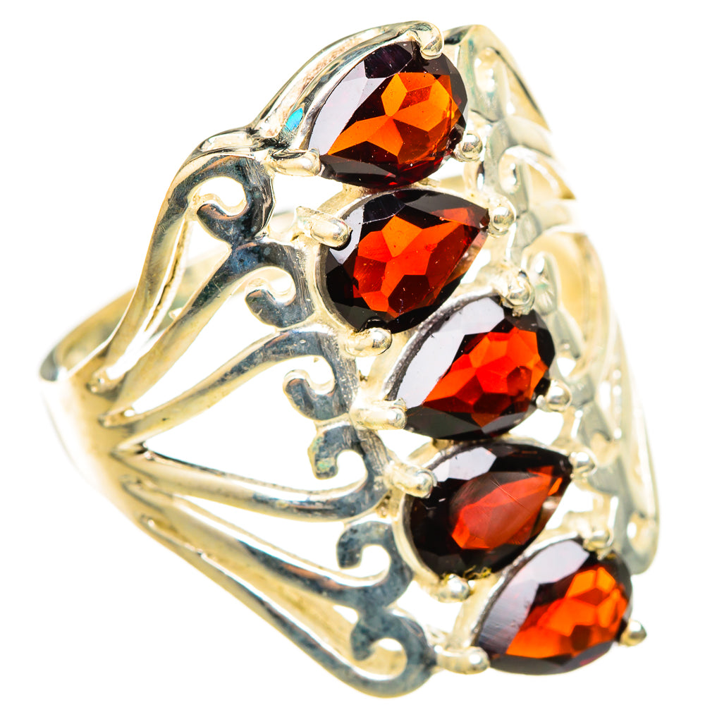 Garnet Rings handcrafted by Anasilvercos - RING116216 - Photo 2