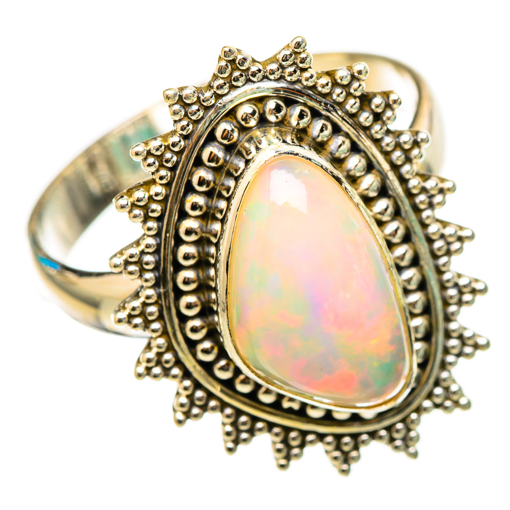 Ethiopian Opal Rings handcrafted by Anasilvercos - RING116228 - Photo 2