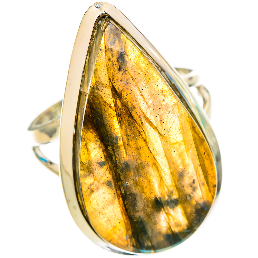 Labradorite Rings handcrafted by Anasilvercos - RING116233 - Photo 2