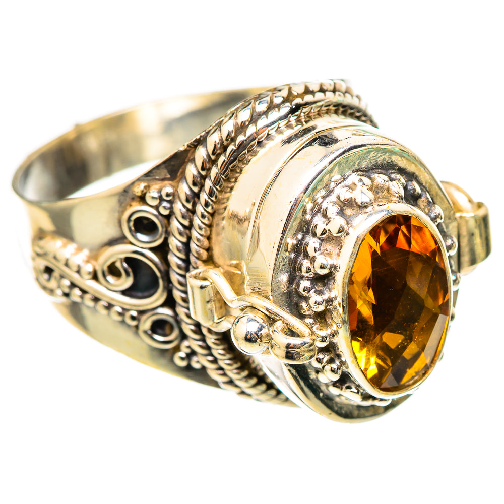 Mandarin Citrine Rings handcrafted by Anasilvercos - RING116237 - Photo 2
