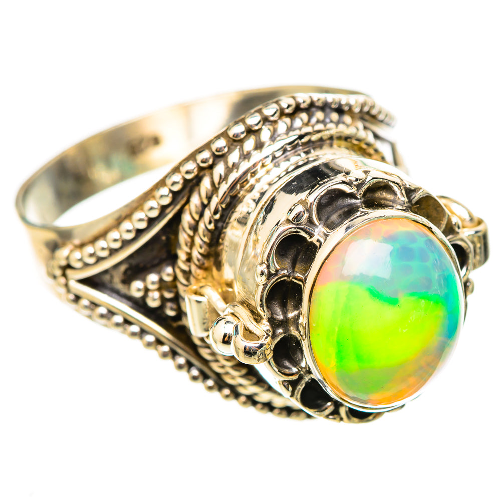 Ethiopian Opal Rings handcrafted by Anasilvercos - RING116253 - Photo 2