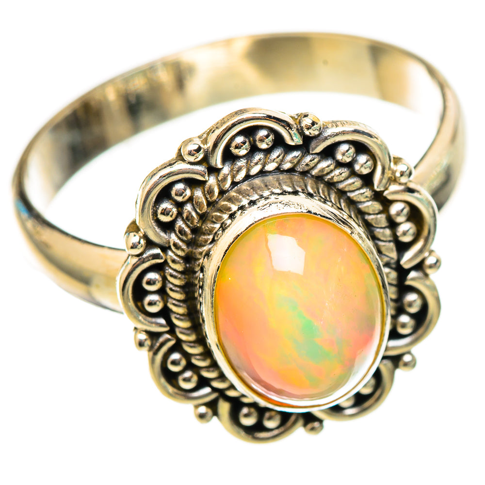 Ethiopian Opal Rings handcrafted by Anasilvercos - RING116254 - Photo 2