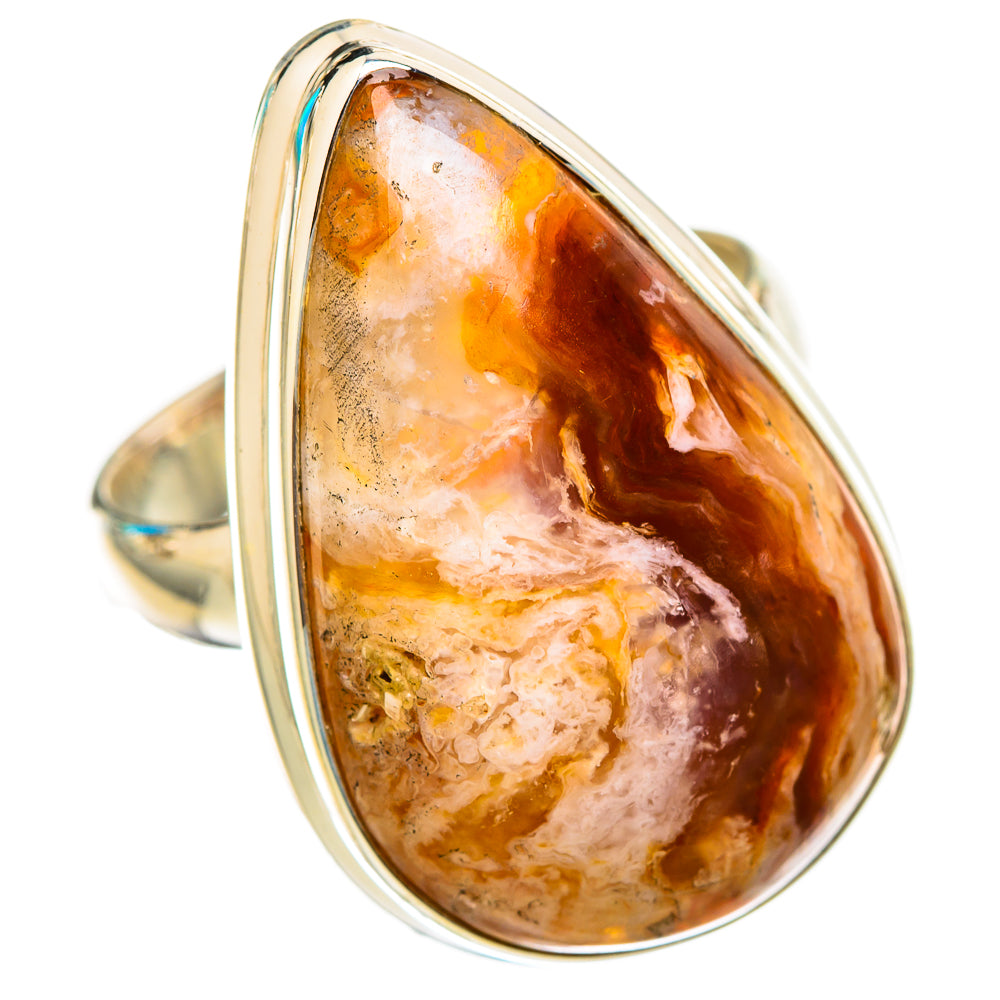 Plume Agate Rings handcrafted by Anasilvercos - RING116262 - Photo 2