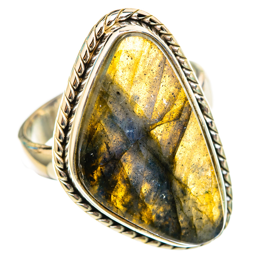 Labradorite Rings handcrafted by Anasilvercos - RING116279 - Photo 2