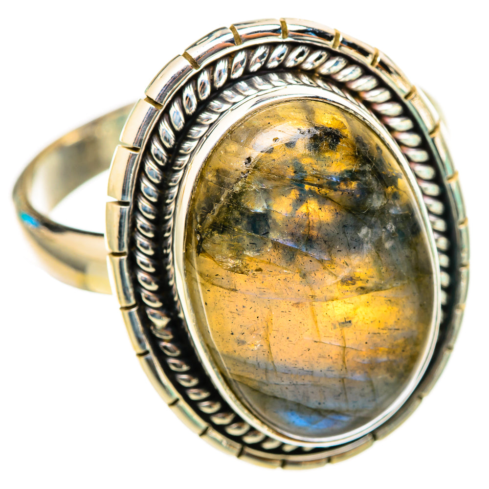 Labradorite Rings handcrafted by Anasilvercos - RING116283 - Photo 2