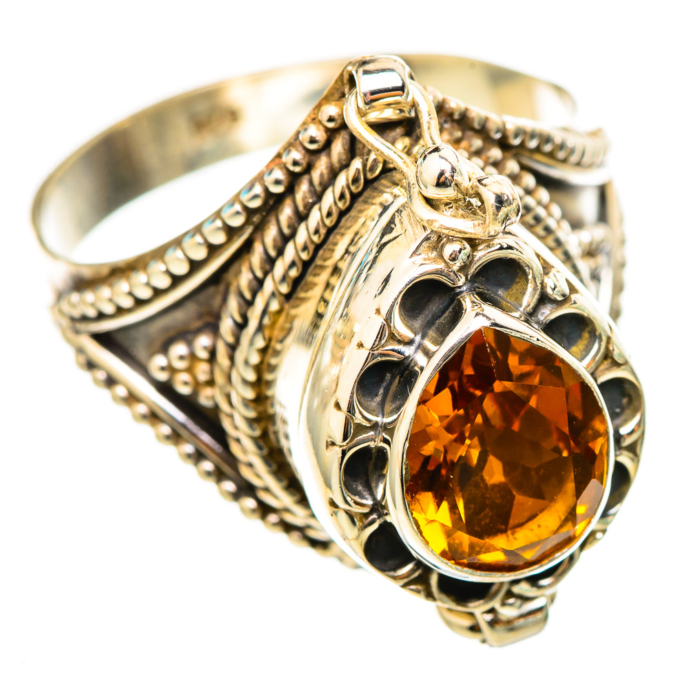 Mandarin Citrine Rings handcrafted by Anasilvercos - RING116286 - Photo 2