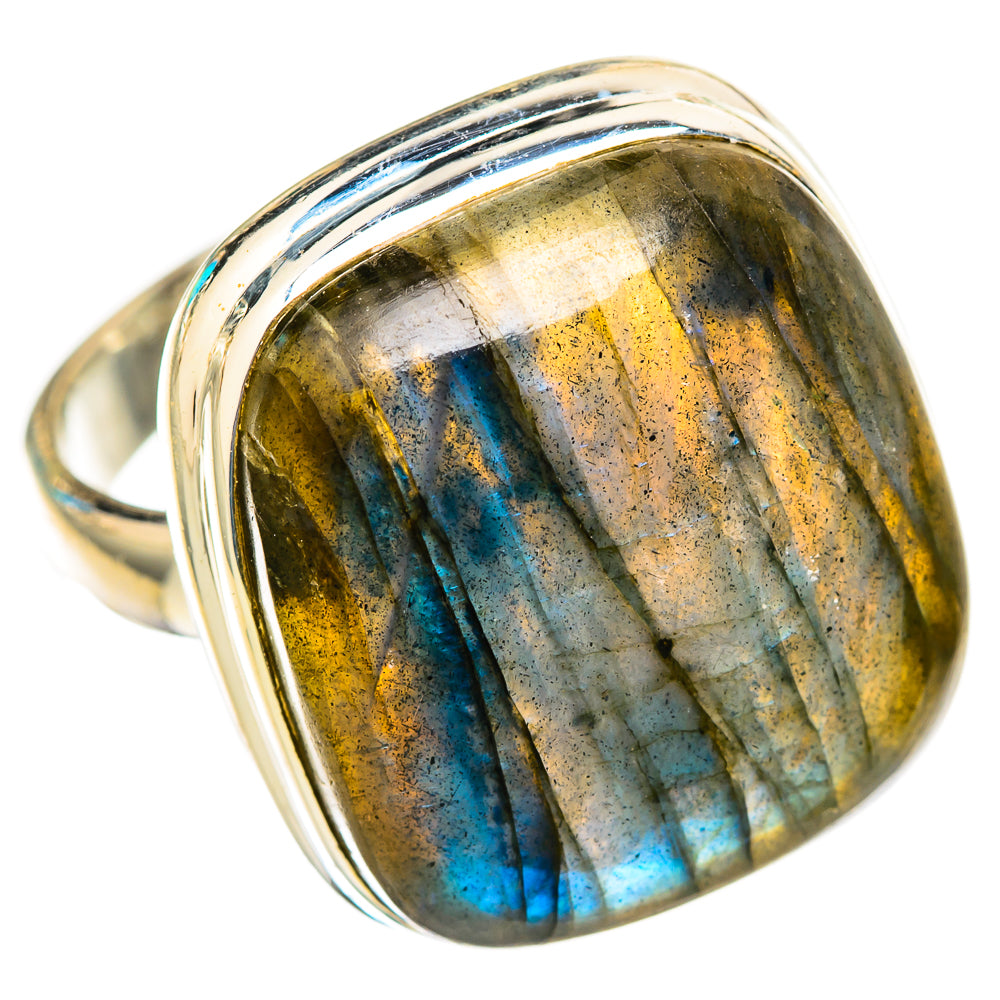 Labradorite Rings handcrafted by Anasilvercos - RING116303 - Photo 2