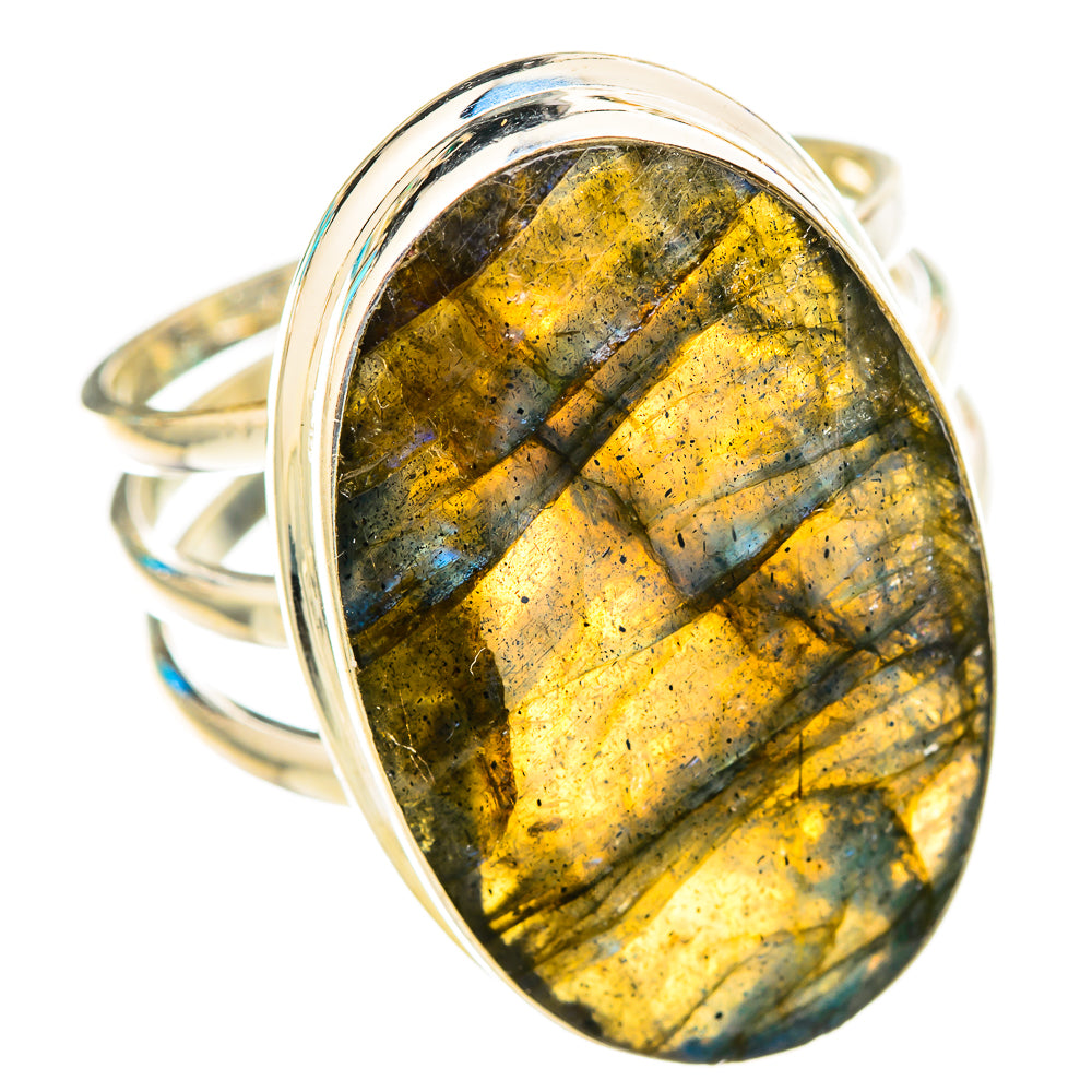 Labradorite Rings handcrafted by Anasilvercos - RING116336 - Photo 2