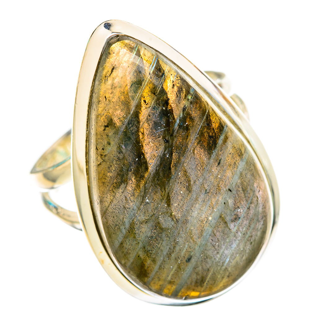 Labradorite Rings handcrafted by Anasilvercos - RING116345 - Photo 2