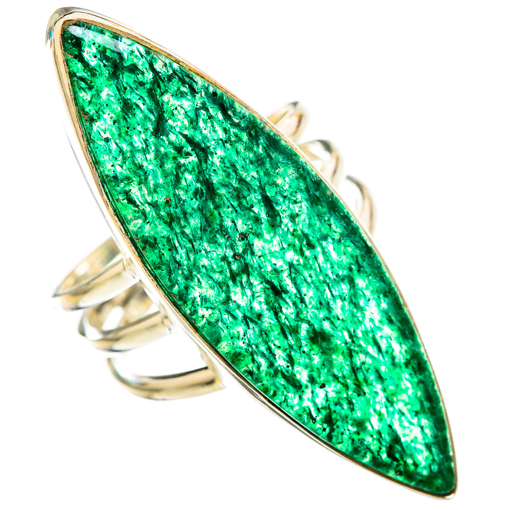 Green Aventurine Rings handcrafted by Anasilvercos - RING116347 - Photo 2
