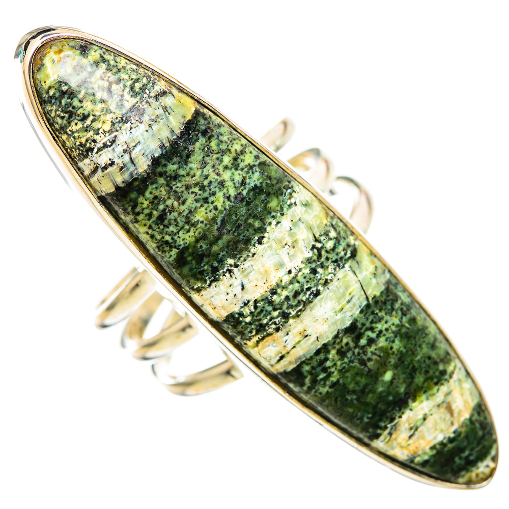 Green Aventurine Rings handcrafted by Anasilvercos - RING116348 - Photo 2