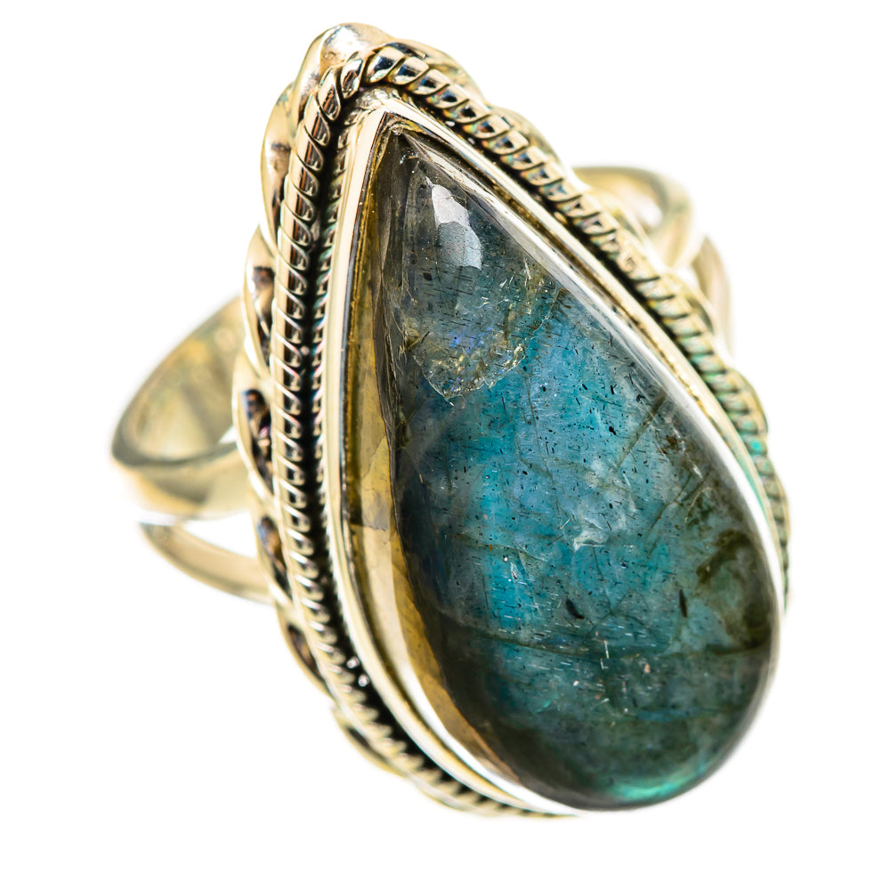 Labradorite Rings handcrafted by Anasilvercos - RING116372 - Photo 2