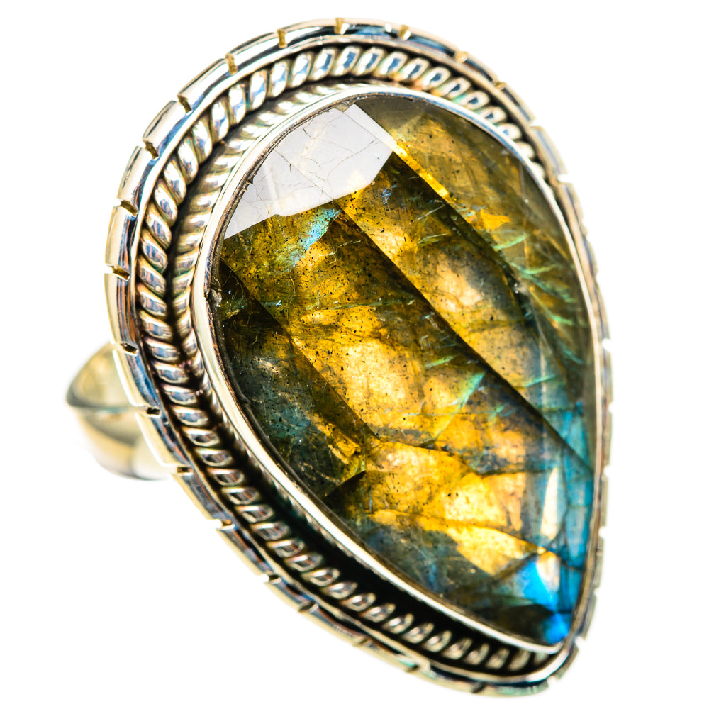 Labradorite Rings handcrafted by Anasilvercos - RING116385 - Photo 2