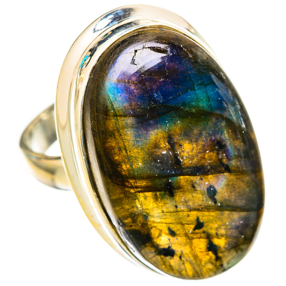 Labradorite Rings handcrafted by Anasilvercos - RING116386 - Photo 2