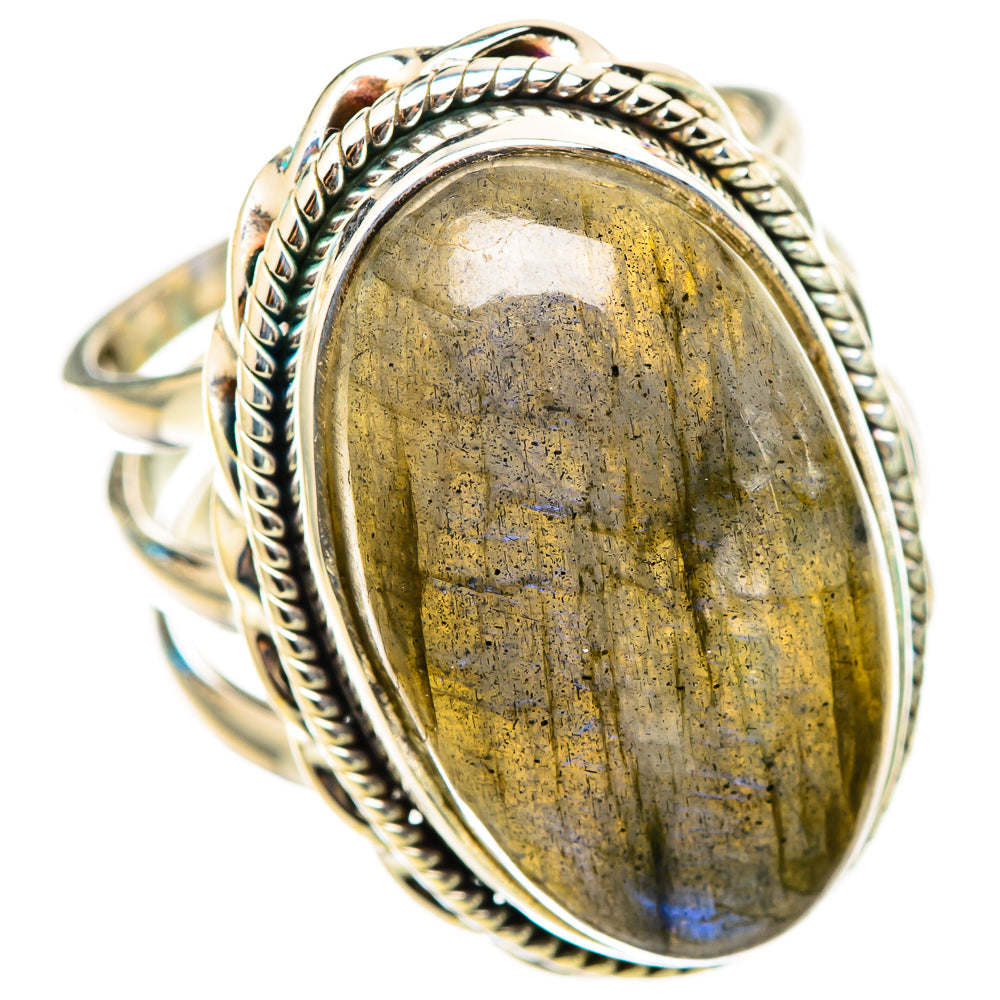 Labradorite Rings handcrafted by Anasilvercos - RING116393 - Photo 2