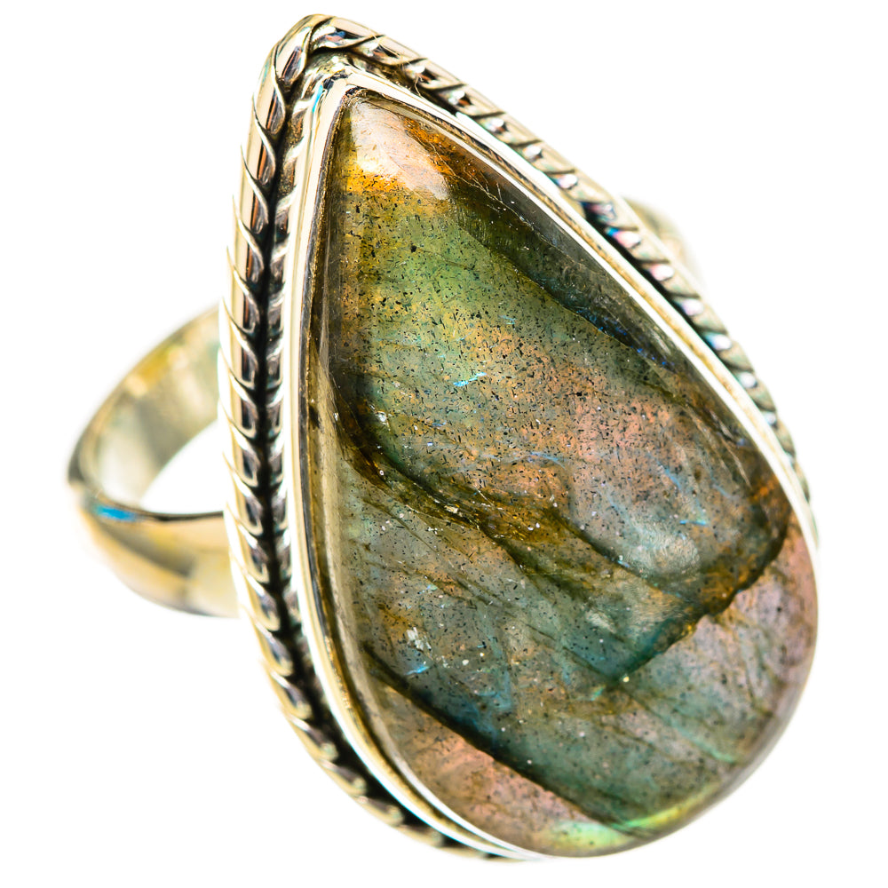 Labradorite Rings handcrafted by Anasilvercos - RING116406 - Photo 2