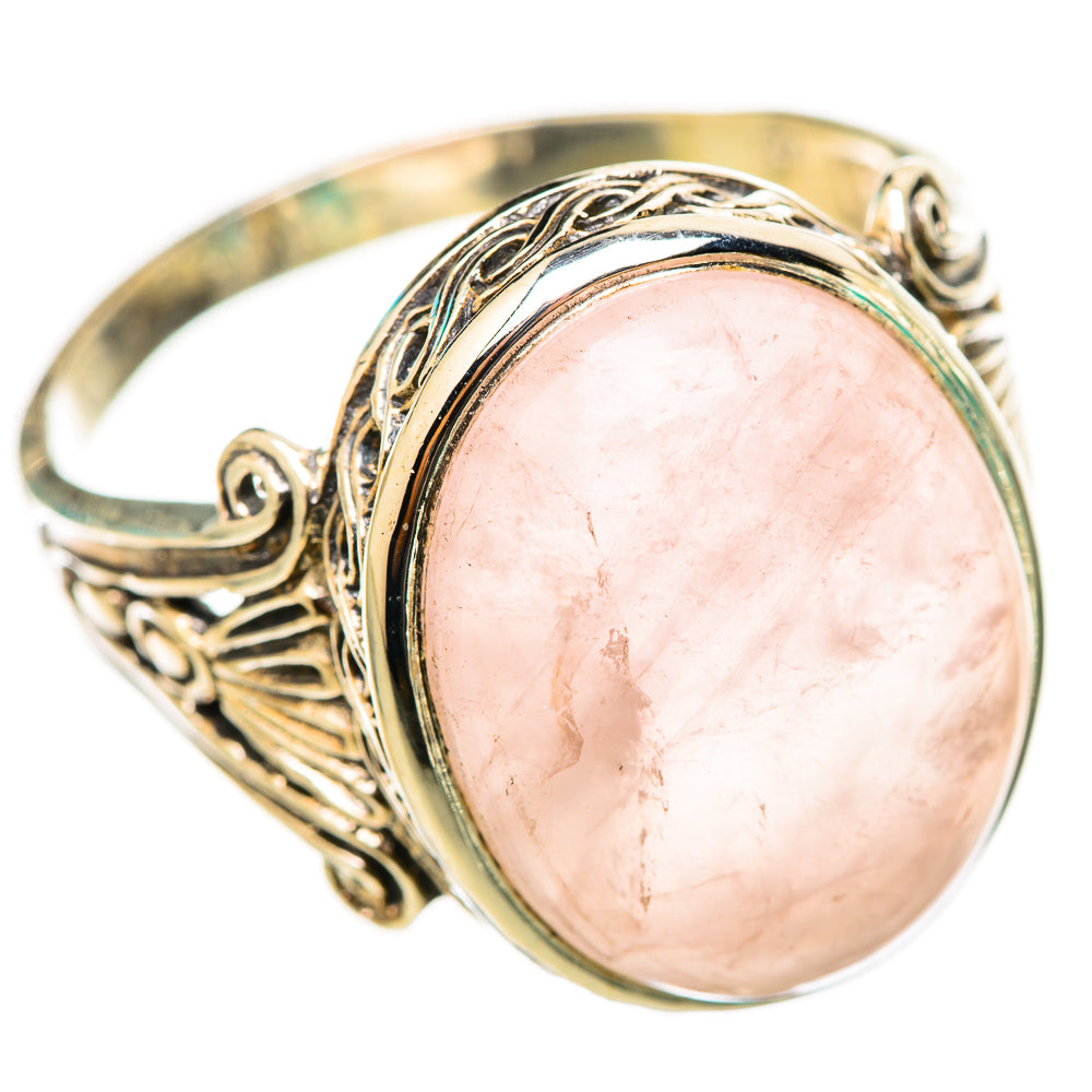 Rose Quartz Rings handcrafted by Anasilvercos - RING116409 - Photo 2