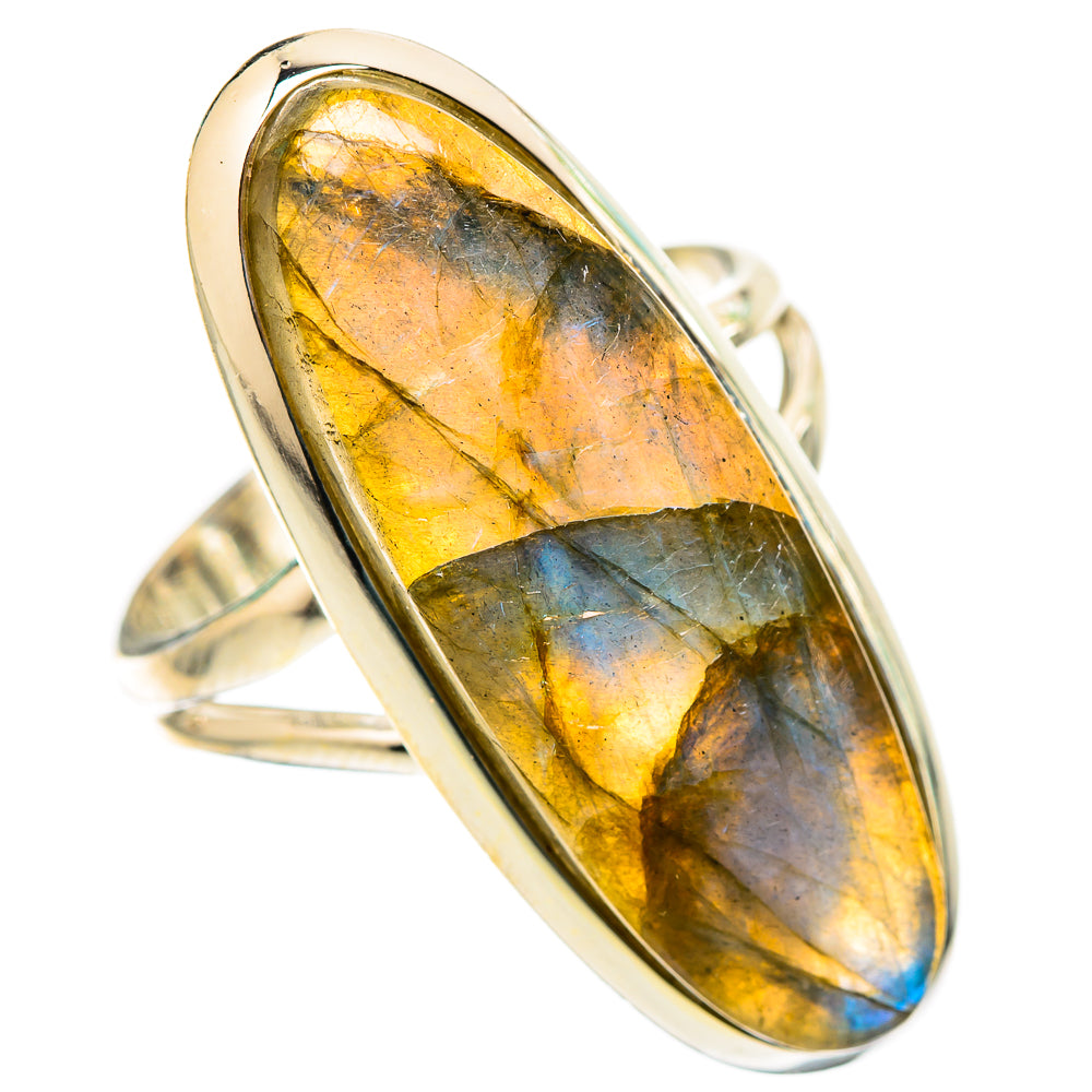 Labradorite Rings handcrafted by Anasilvercos - RING116429 - Photo 2