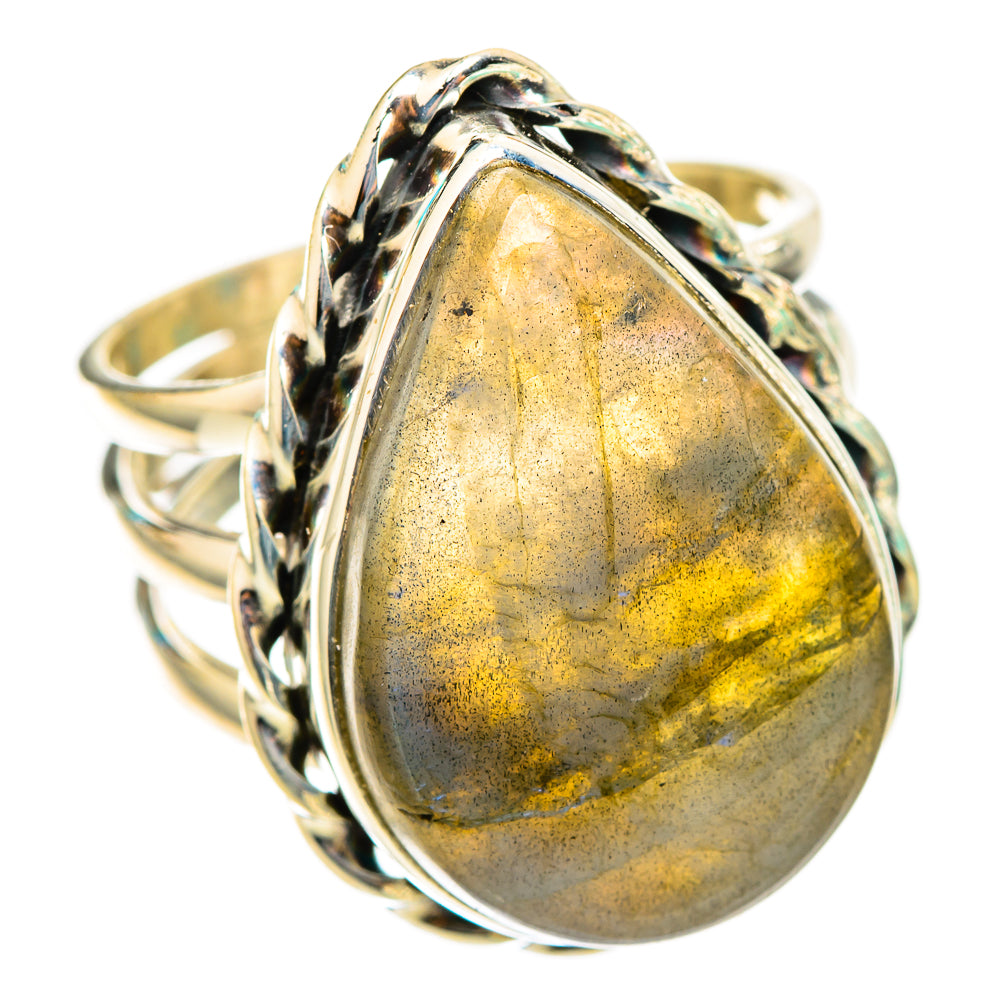 Labradorite Rings handcrafted by Anasilvercos - RING116448 - Photo 2