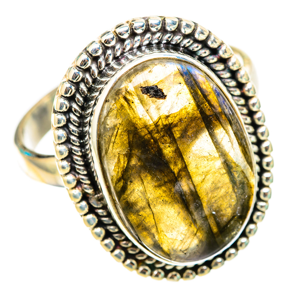 Labradorite Rings handcrafted by Anasilvercos - RING116452 - Photo 2