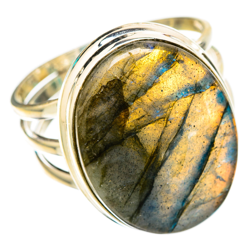 Labradorite Rings handcrafted by Anasilvercos - RING116458 - Photo 2