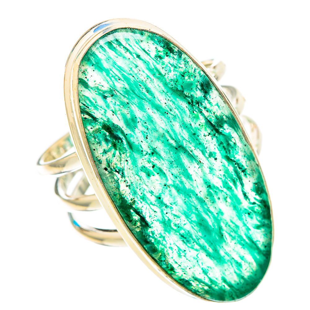 Green Aventurine Rings handcrafted by Anasilvercos - RING116461 - Photo 2
