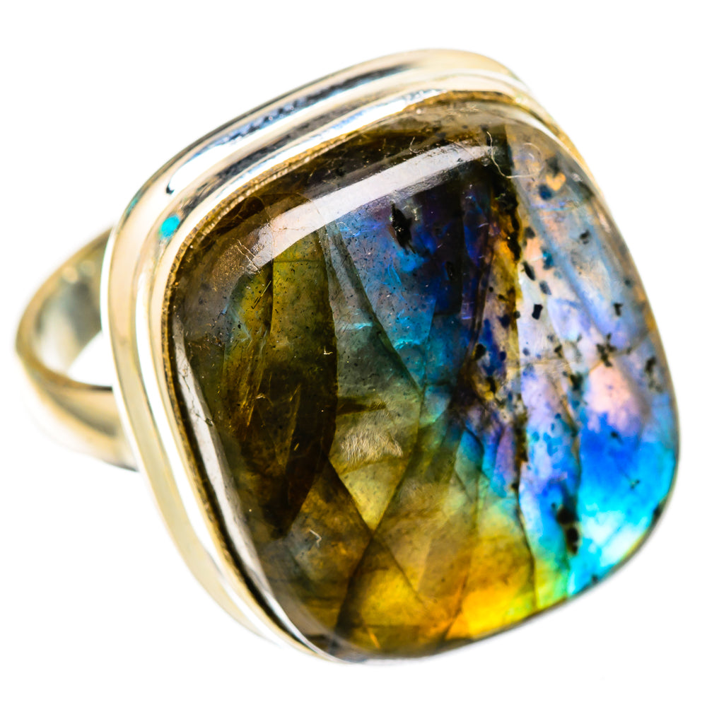 Labradorite Rings handcrafted by Anasilvercos - RING116468 - Photo 2