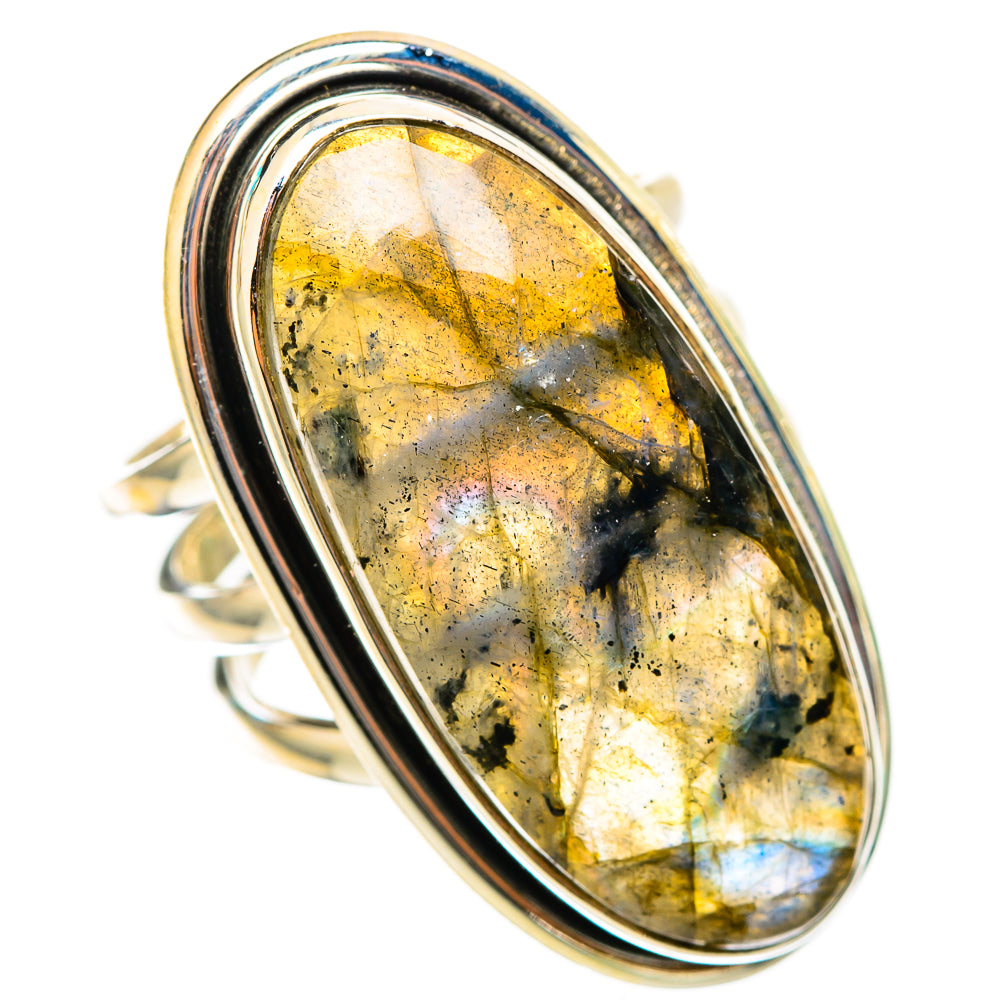 Labradorite Rings handcrafted by Anasilvercos - RING116471 - Photo 2