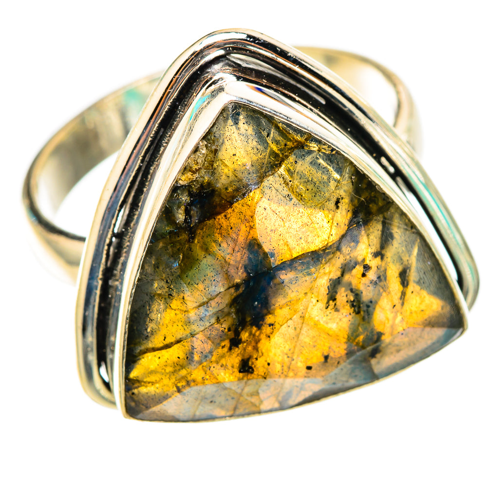 Labradorite Rings handcrafted by Anasilvercos - RING116472 - Photo 2