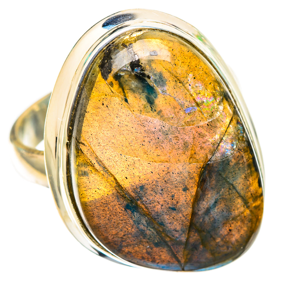 Labradorite Rings handcrafted by Anasilvercos - RING116479 - Photo 2