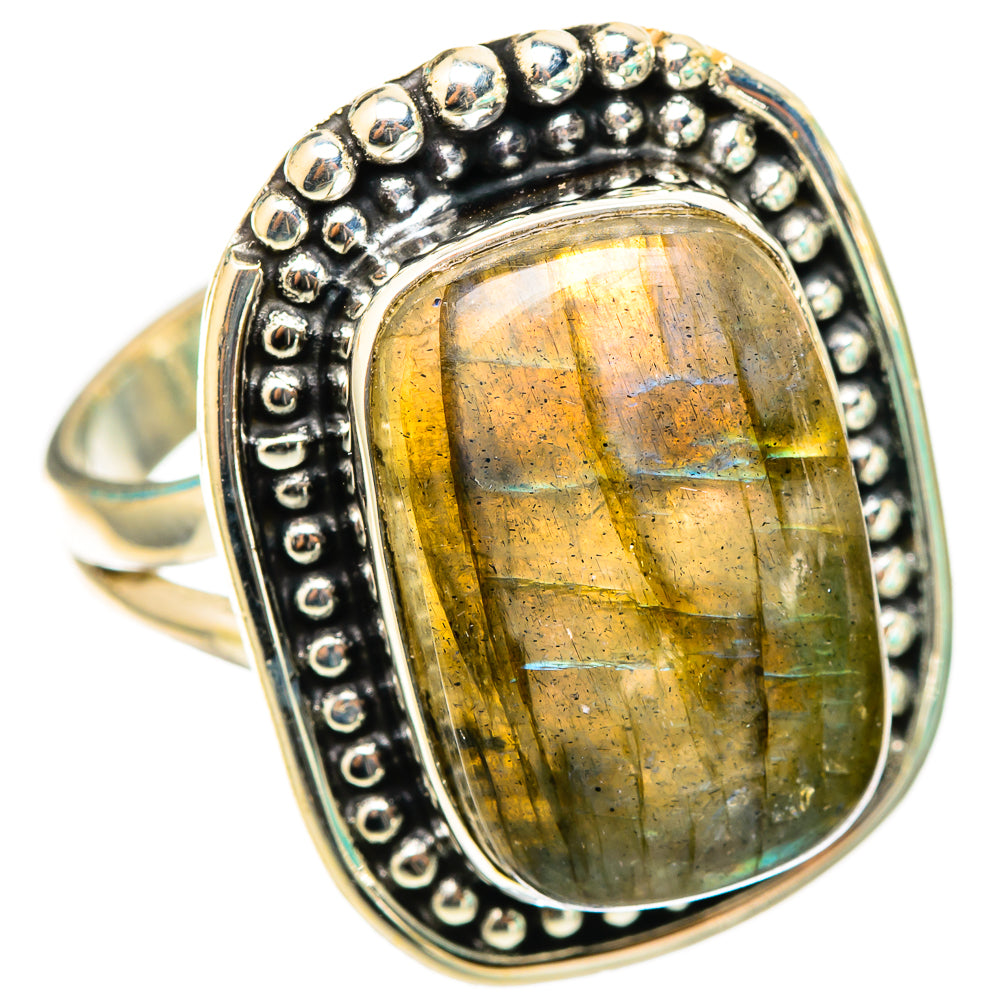 Labradorite Rings handcrafted by Anasilvercos - RING116480 - Photo 2