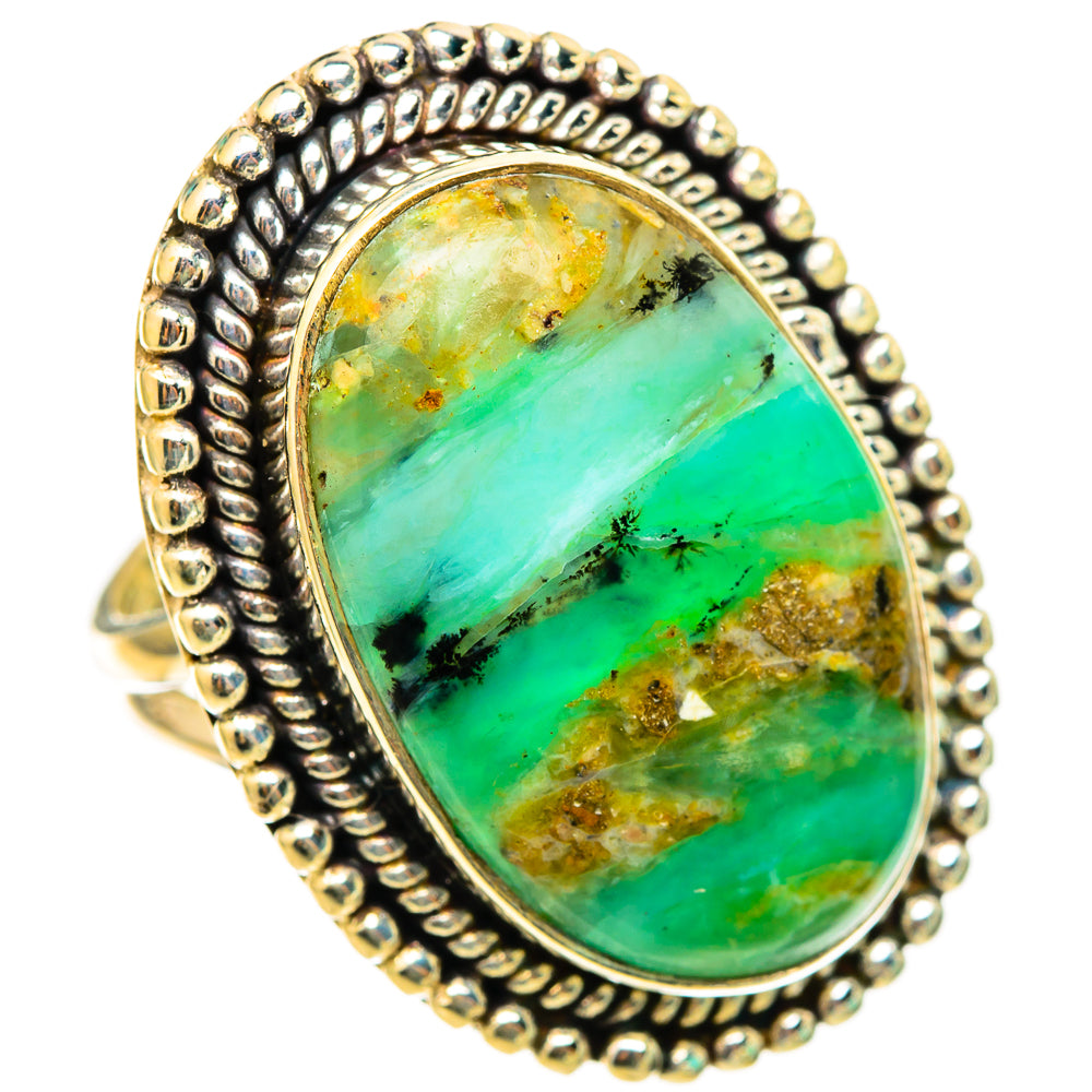 Peruvian Opal Rings handcrafted by Anasilvercos - RING116502 - Photo 2