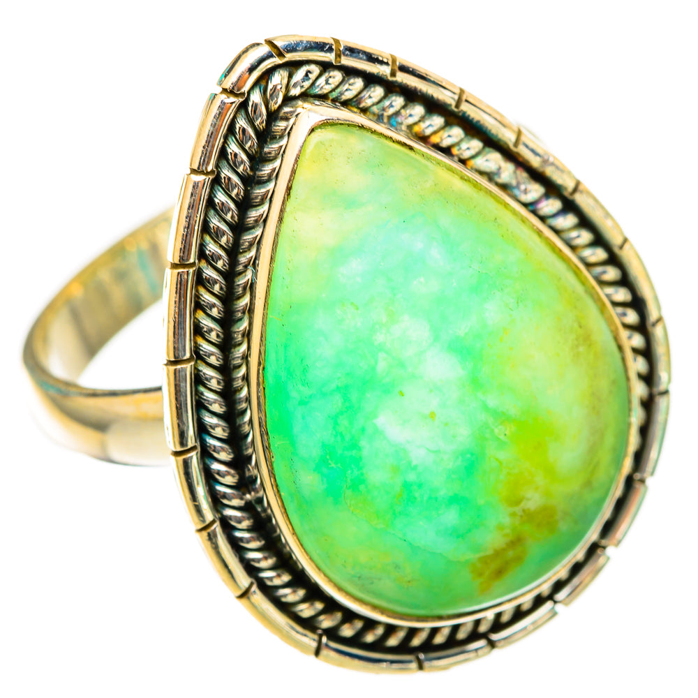 Peruvian Opal Rings handcrafted by Anasilvercos - RING116503 - Photo 2