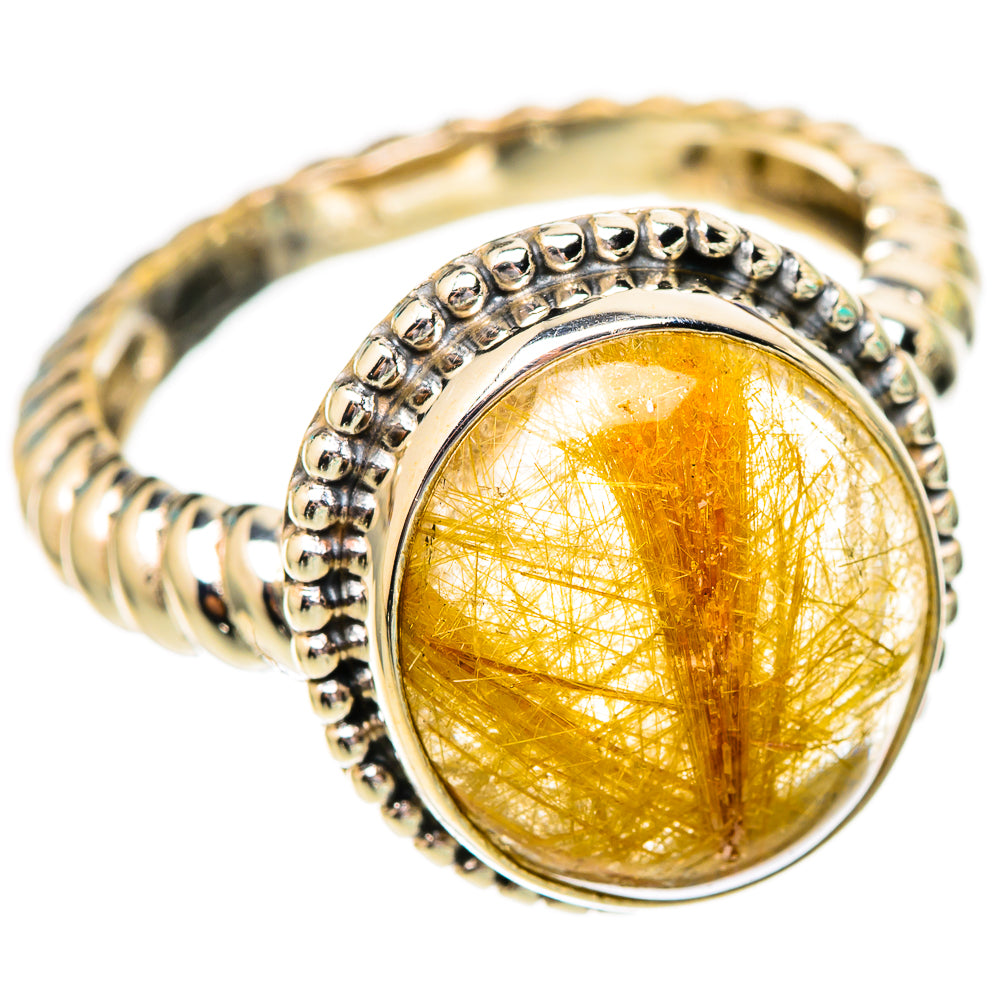 Rutilated Quartz Rings handcrafted by Anasilvercos - RING116525 - Photo 2