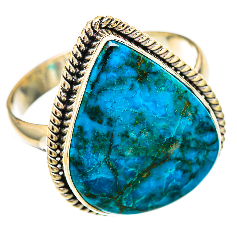 Chrysocolla Rings handcrafted by Anasilvercos - RING116541 - Photo 2