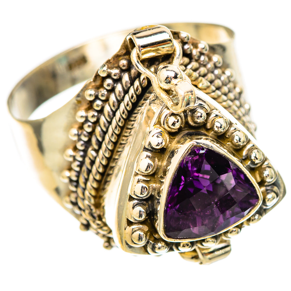 Amethyst Rings handcrafted by Anasilvercos - RING116553 - Photo 2
