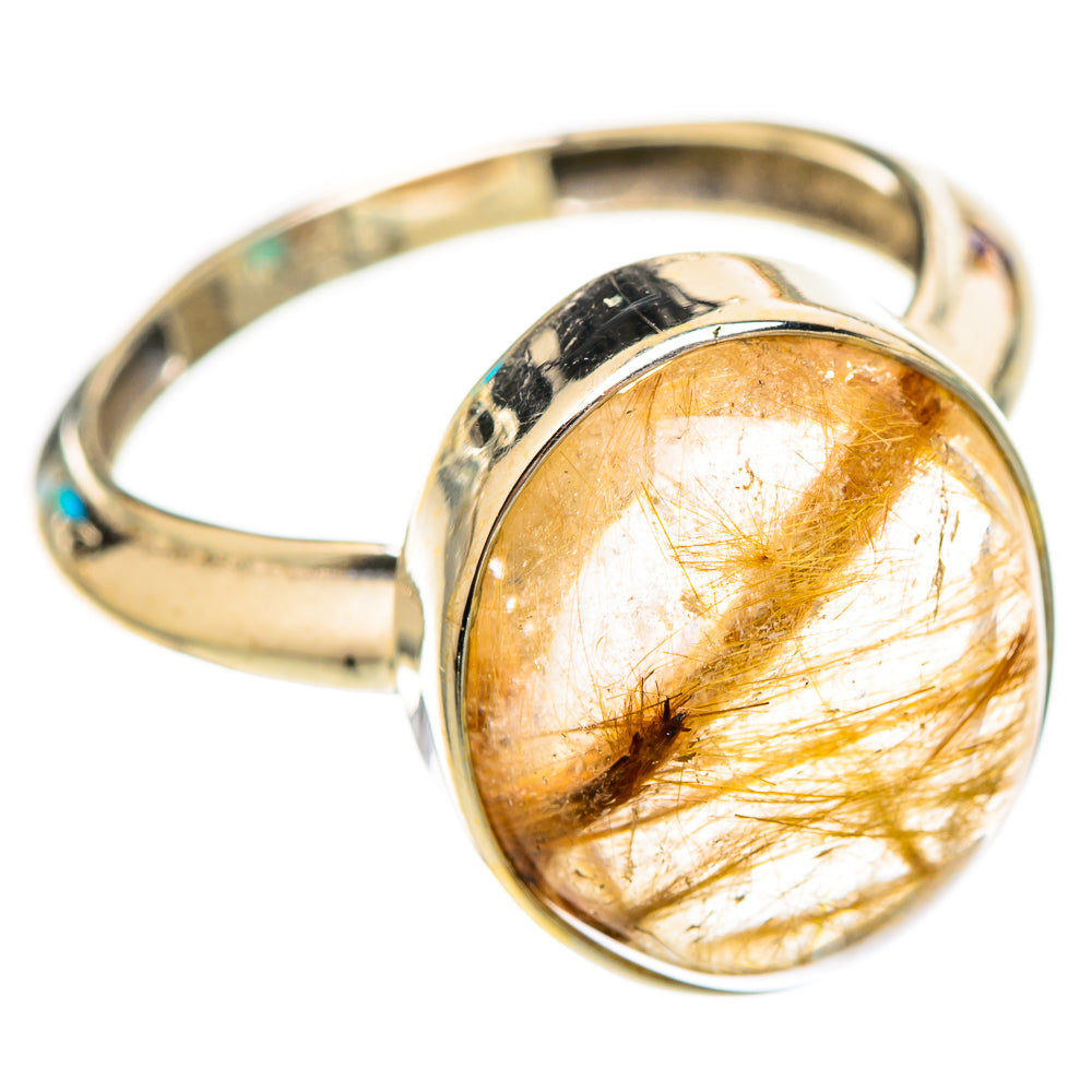Rutilated Quartz Rings handcrafted by Anasilvercos - RING116558 - Photo 2