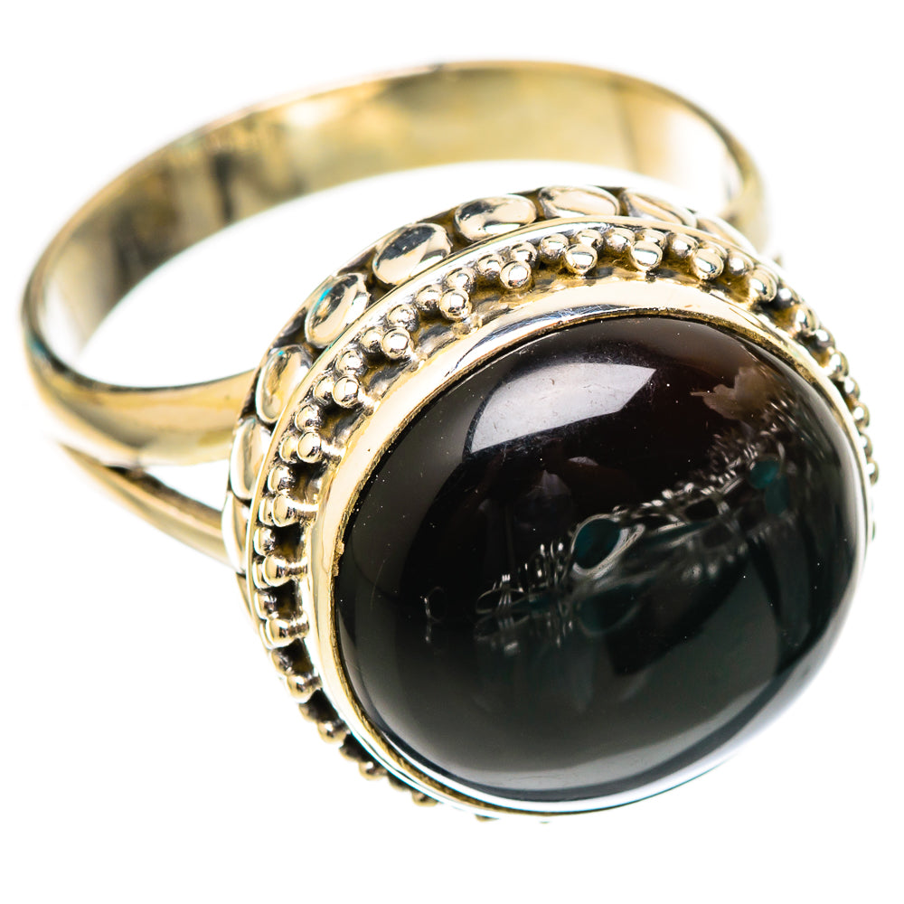 Black Onyx Rings handcrafted by Anasilvercos - RING116560 - Photo 2