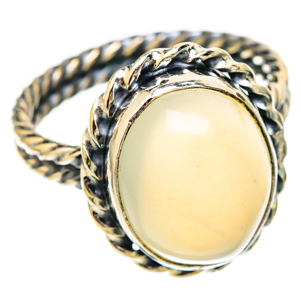 Rainbow Moonstone Rings handcrafted by Anasilvercos - RING116561 - Photo 2