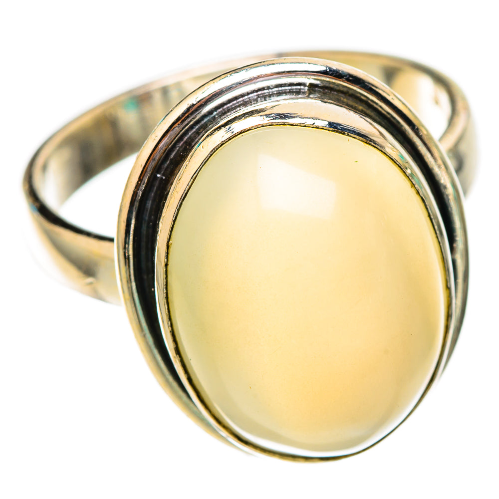 Rainbow Moonstone Rings handcrafted by Anasilvercos - RING116562 - Photo 2