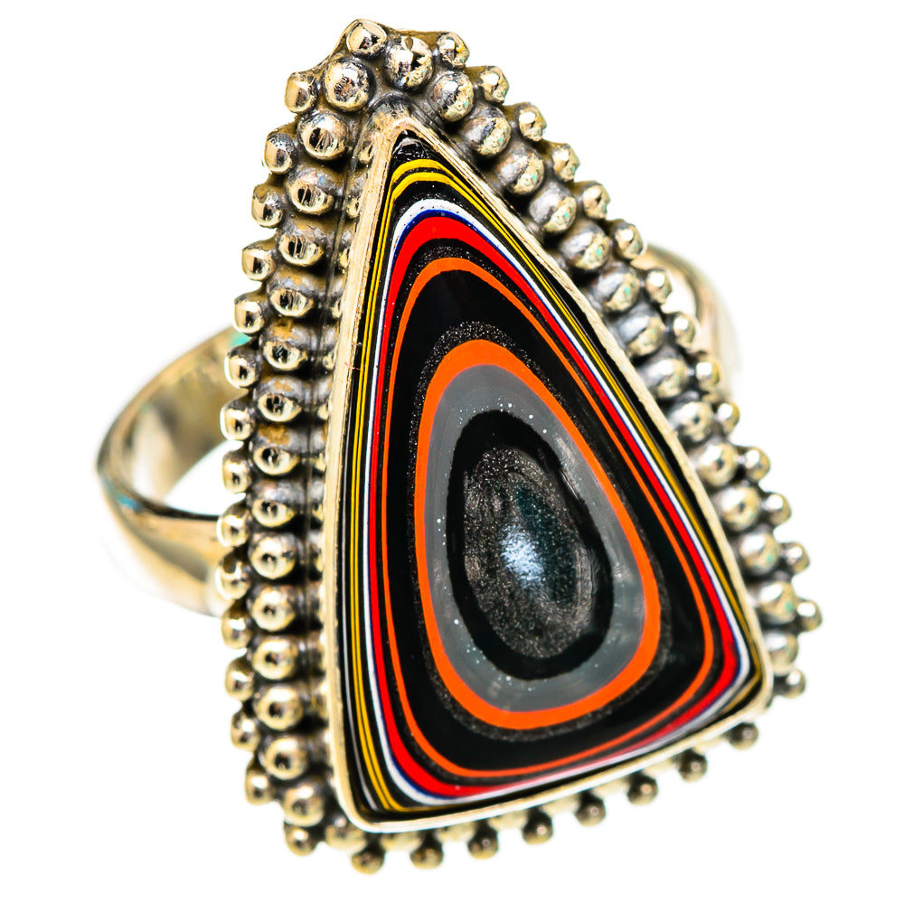 Fordite Rings handcrafted by Anasilvercos - RING116566 - Photo 2