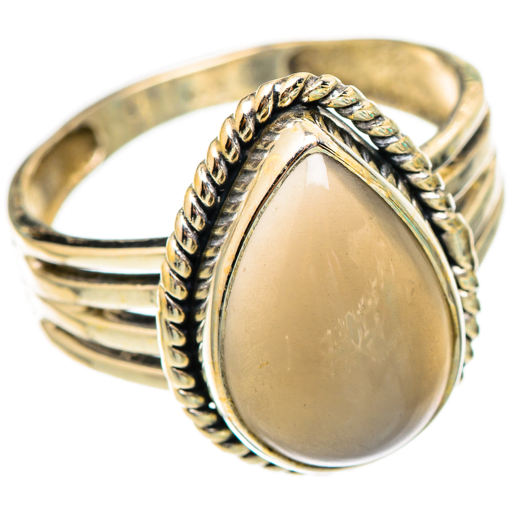 Chocolate Moonstone Rings handcrafted by Anasilvercos - RING116579 - Photo 2