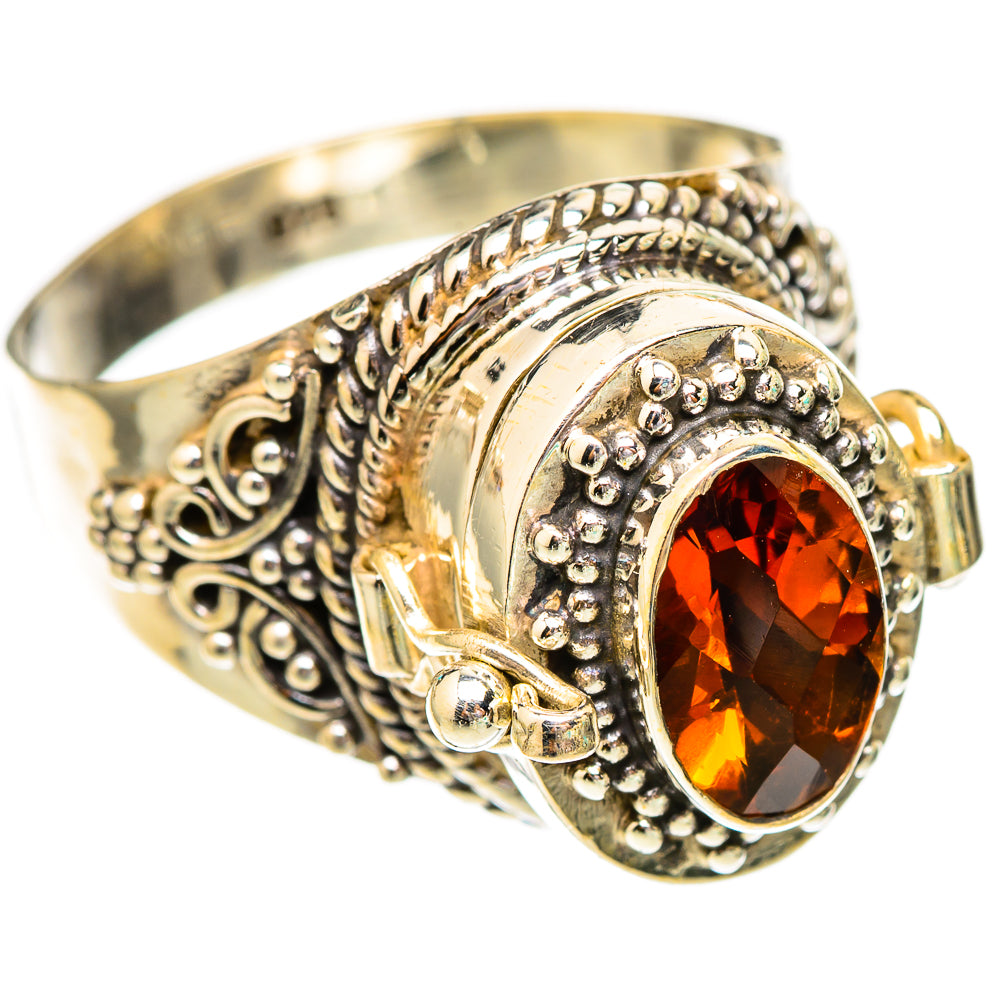 Mandarin Citrine Rings handcrafted by Anasilvercos - RING116580 - Photo 2